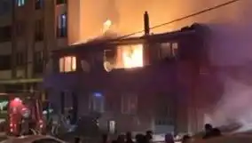 Gaziosmanpaşa’da İki Bina Yangınında Korkutan Görüntüler!