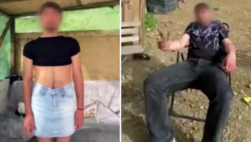 Hırsızları Yakalayan Gençler, Onları Kadın Kıyafetiyle Video Çekerek Rezil Etti!