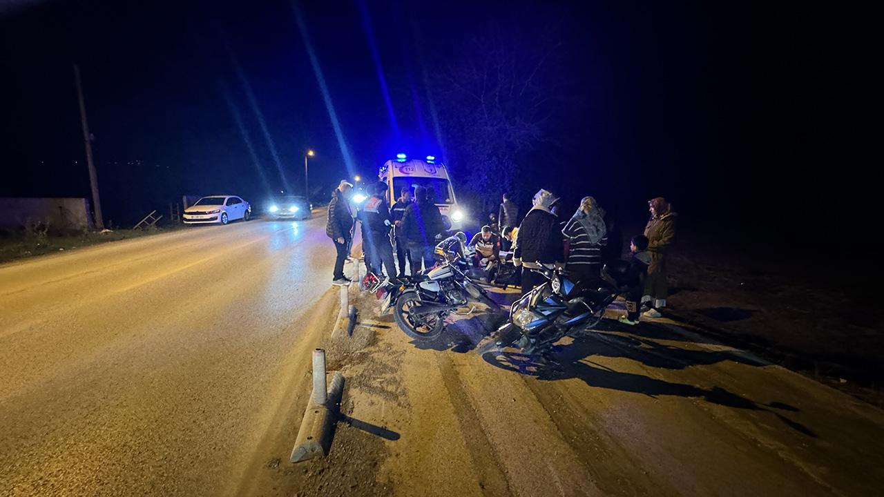 Motosikletlerin karıştığı kaza sonucu iki kişi hayatını kaybetti
