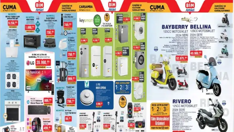 BİM, 4-7 Mart Arasında Şaşırtan Aktüel İndirimler Sunuyor!