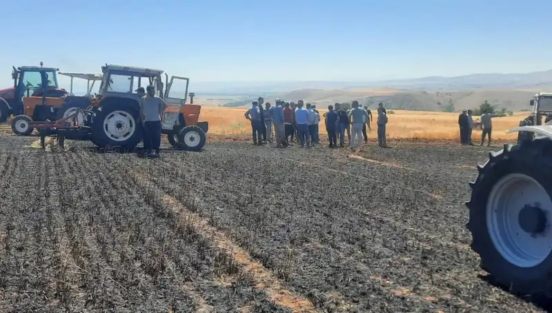 Yozgat’ta 100 Dönüm Ekili Alan Yangında Kül Oldu: Tarımda Büyük Kayıplar!
