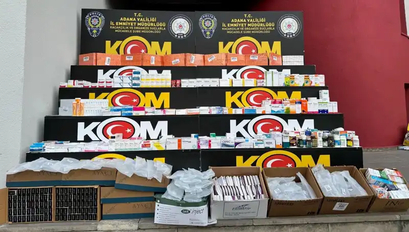 Adana’da Yasa Dışı İlaç Operasyonu: İki Kişi Yakalandı, Sağlık Skandalı Ortaya Çıktı
