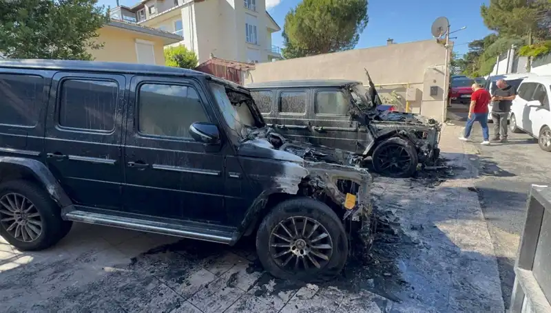 İş İnsanlarının 30 Milyon Liralık Ciplerine Şok Saldırı: Benzinle Yaktılar!