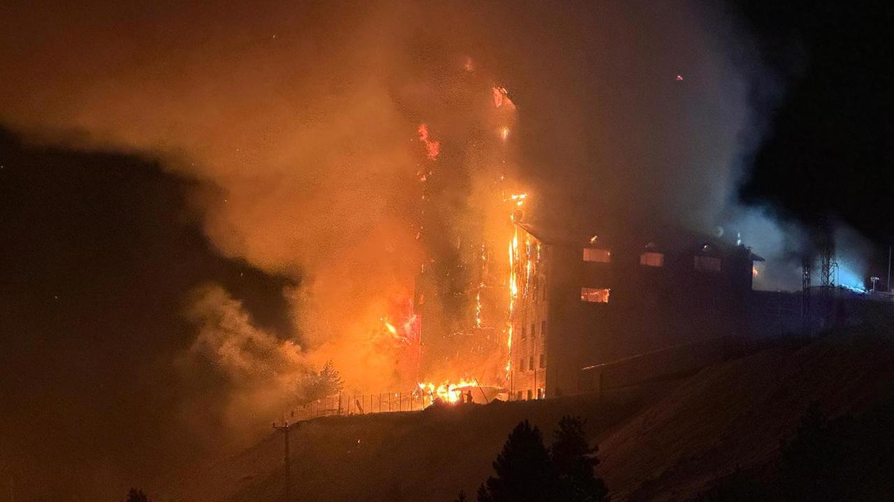 Kartalkaya'da Yaşanan Otel Yangınında 6 Ölü, 31 Yaralı